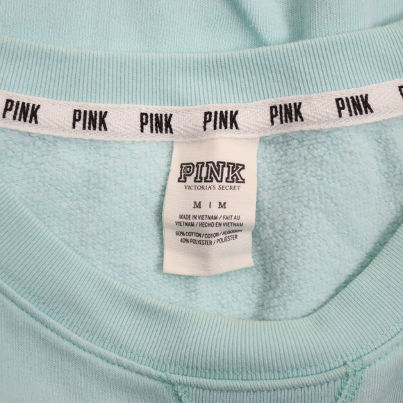 VICTORIA’S SECRET Teal Crewneck Sweatshirt MEDIUM - Picture 6 of 6